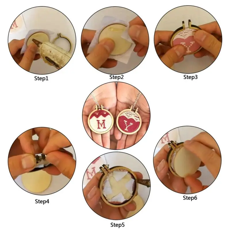 Круглые обручи для вышивки рамка рукоделия шитья домашний инструмент сделай сам