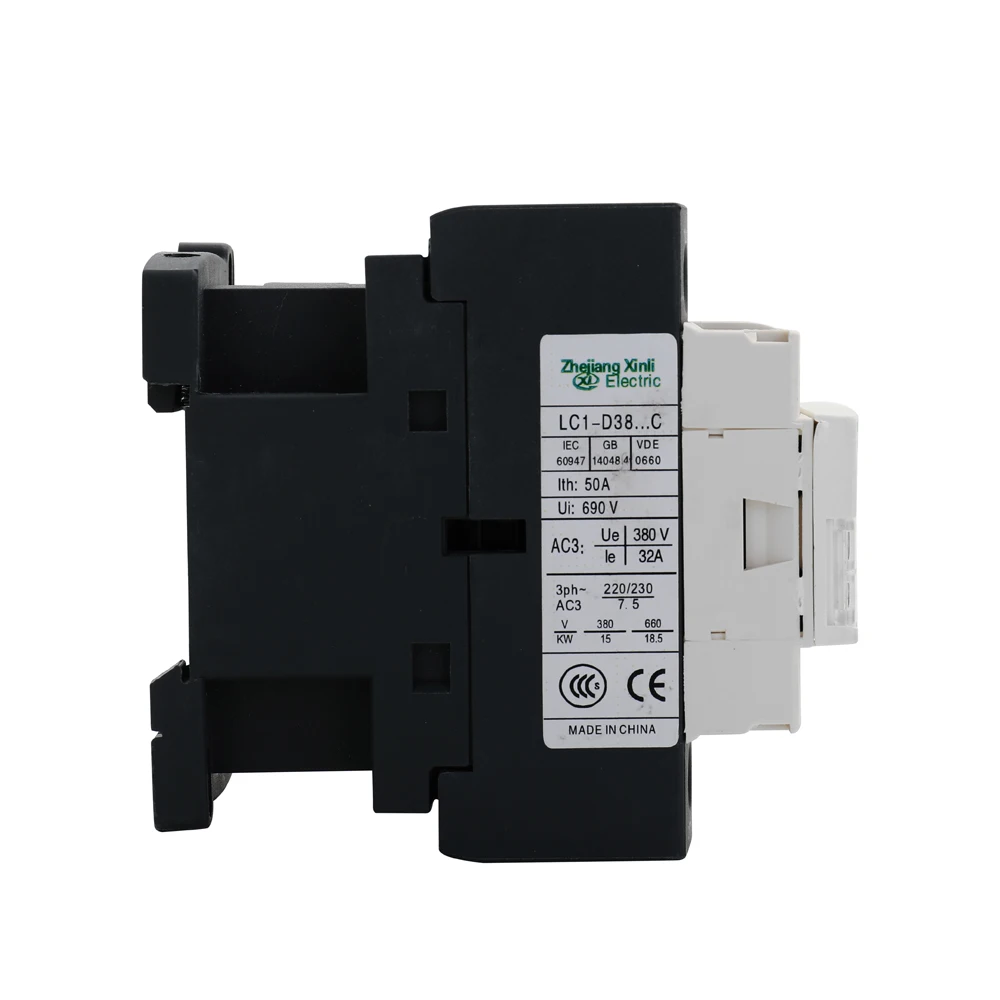 Соединитель переменного тока Moldule электрический 220V 50/60Hz полюса катушки AC Контактор в соответствии с стандартом LC1-D Высокая чувствительность сильная проводимость
