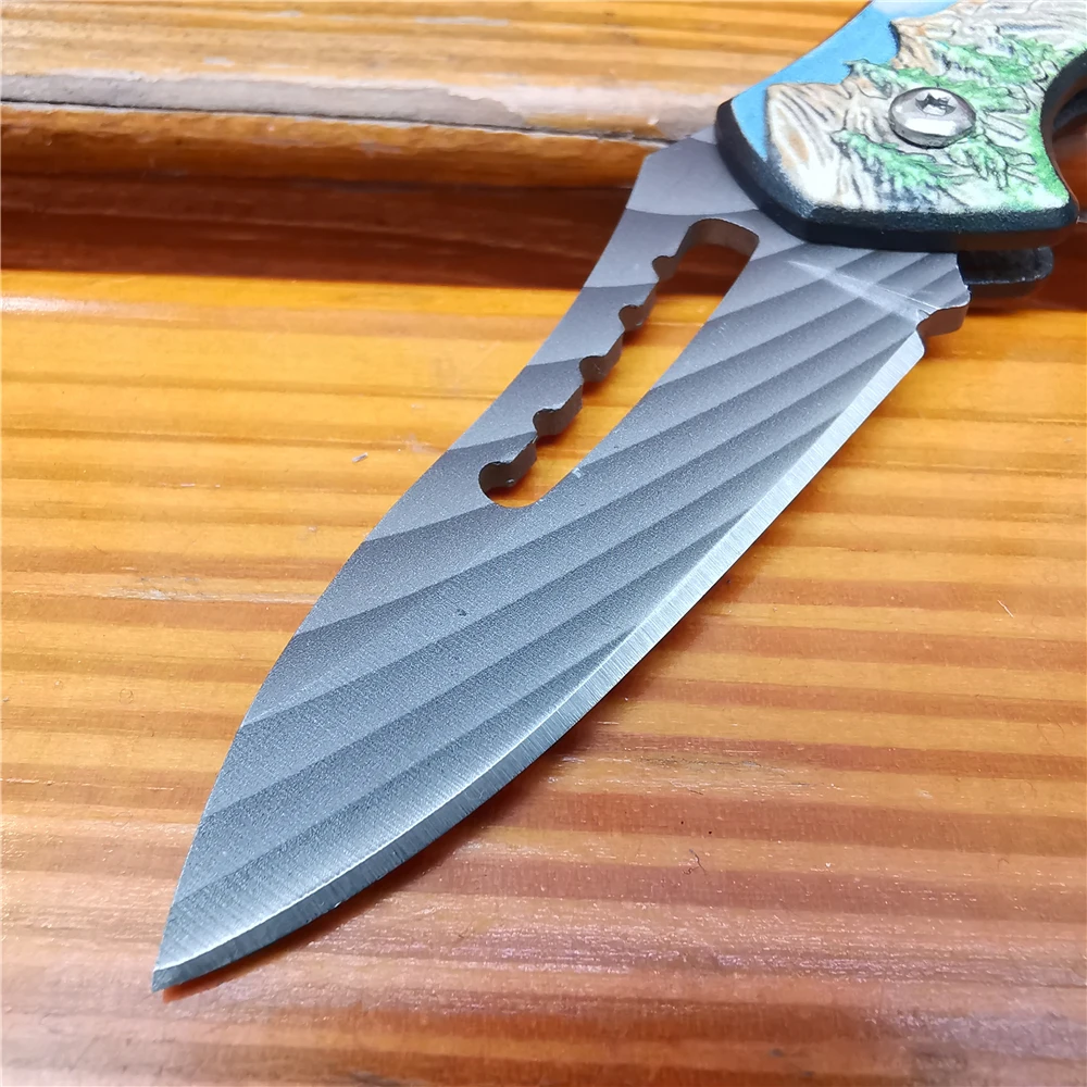 Качественный Мини Ретро складной нож на открытом воздухе маленький s