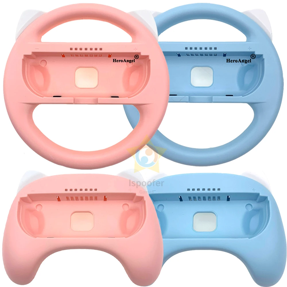 2 пары гоночных игр Joy con контроллер гоночный руль ручка ручки Nintendo Joycon шапки для