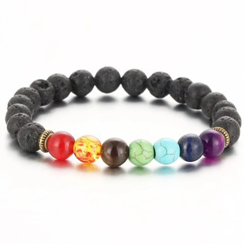 Universe Galaxy Eight Planets Bracelet Guardian Star Natural Solar System Energy Stone Beads 7 Chakra for Men or Women | Украшения и