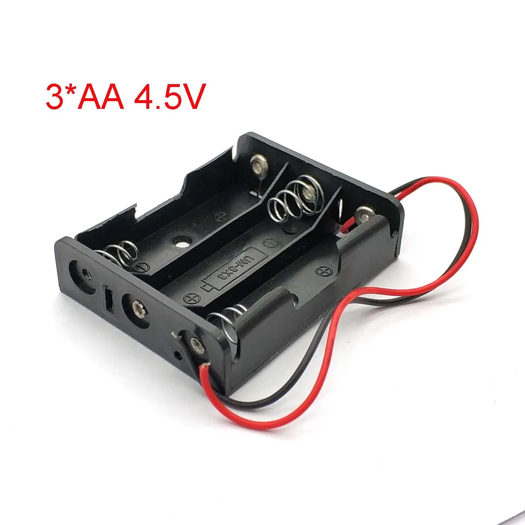 

AA Power Battery Storage Case Plastic Box Holder With 3 Slots Top Quality Hot Sale