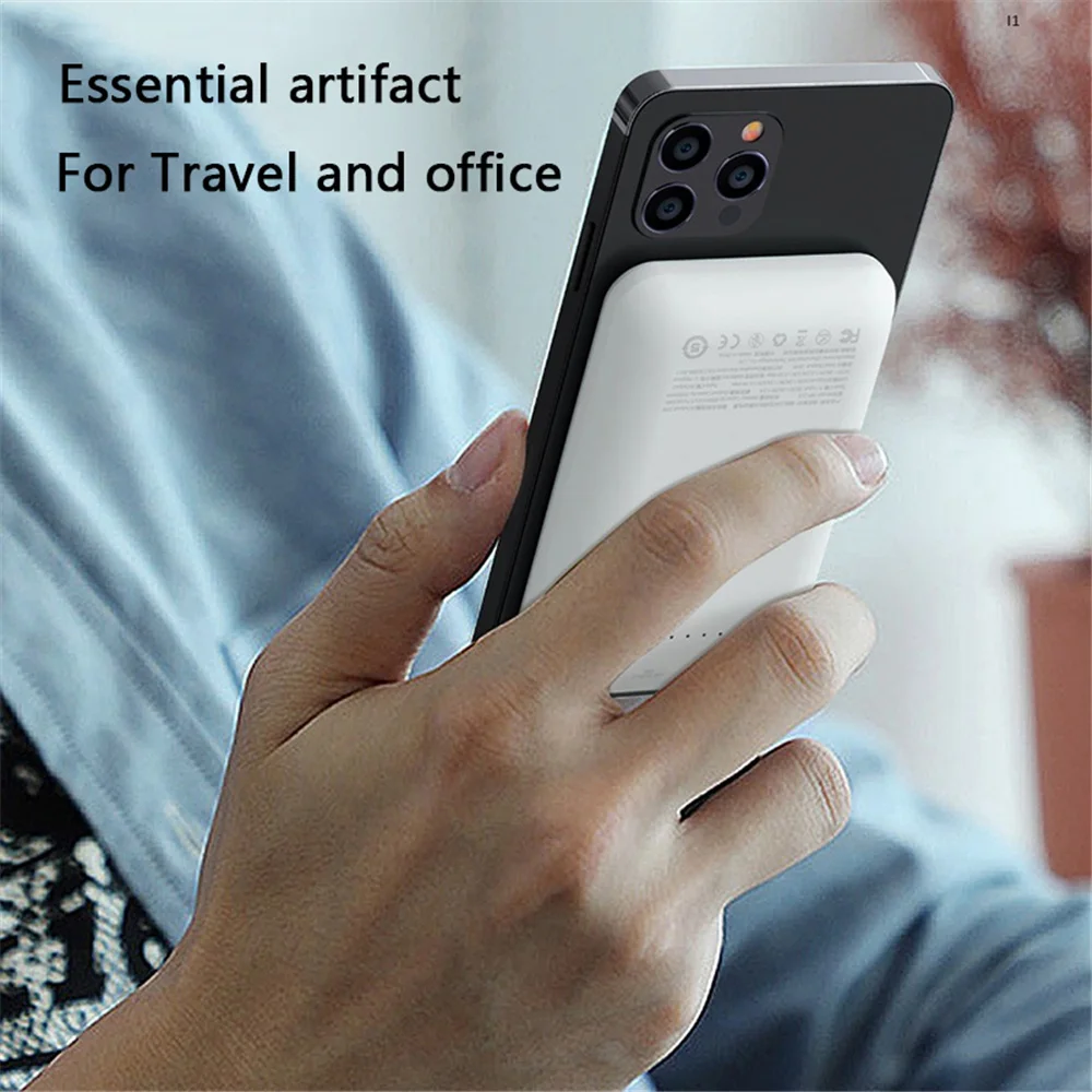 

For Magsafe Magnetic Charger Wireless Power Bank 5000mAh PD20W Magsafing External Battery For iPhone 12 Pro Max 12Mini Powerbank