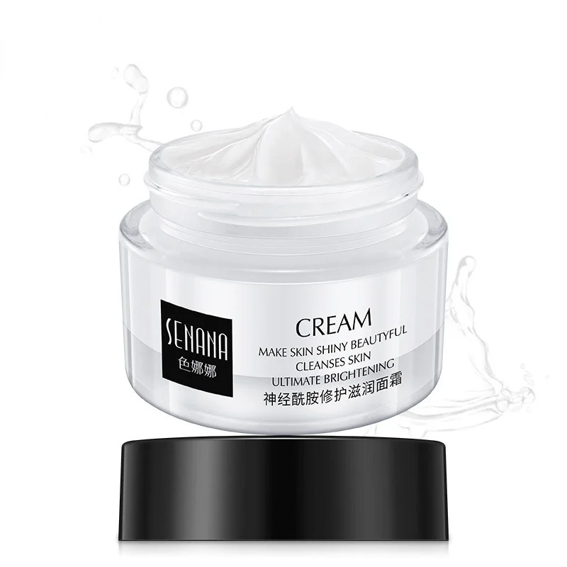 

Ceramide Day Cream Water Retention Deep Hydrating Shrink Pores Firming Skin Care Repair Whitening Moisturizing Antiage Cream 50g