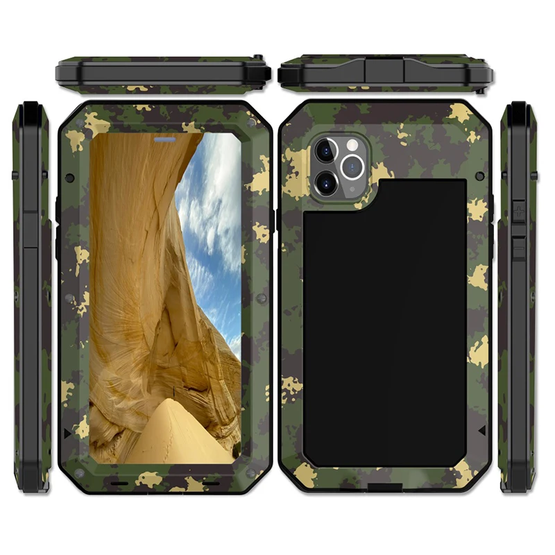 Усиленная защита Doom armor металлический алюминиевый чехол для iPhone 11 Pro Max