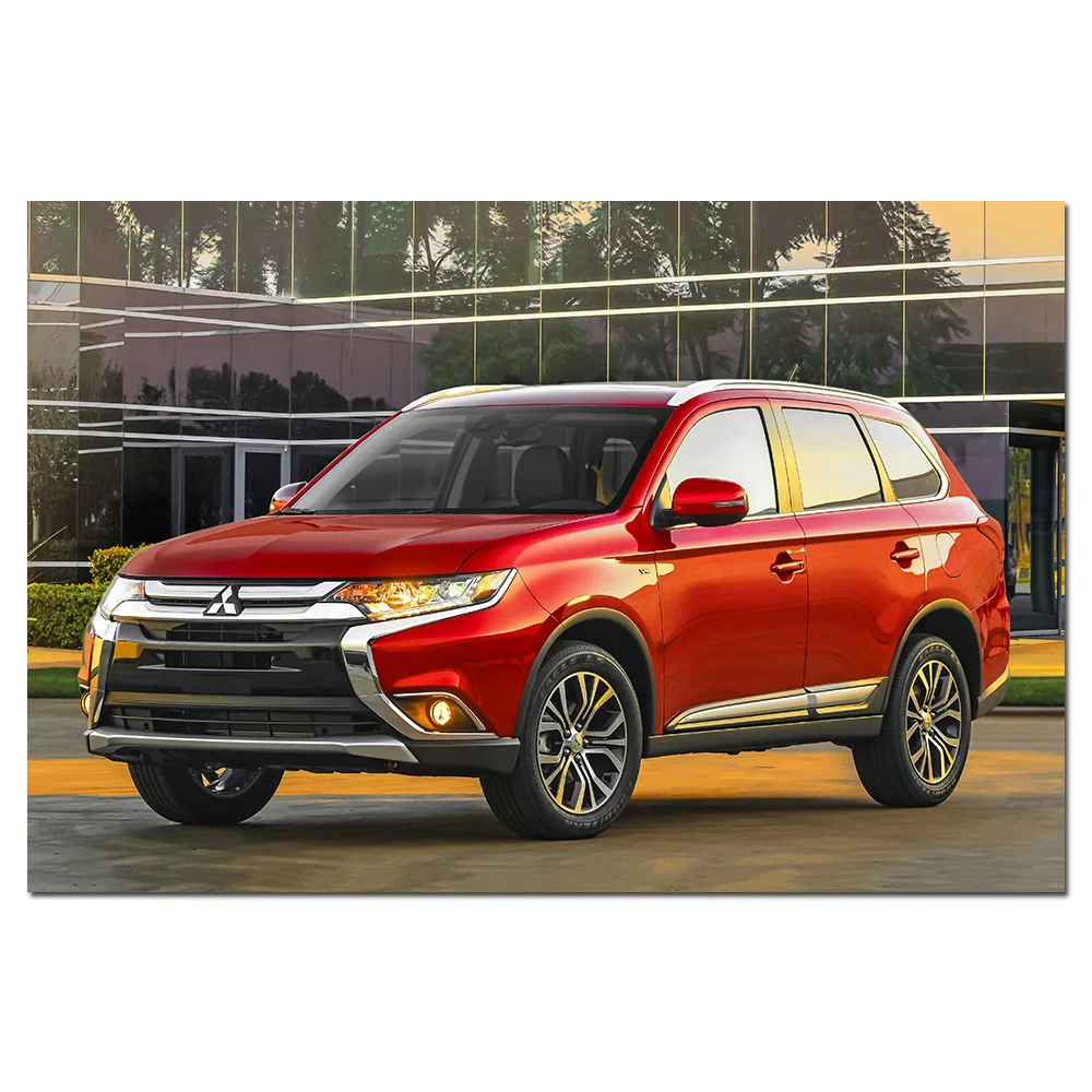 Настенные художественные плакаты и принты Mitsubishi Outlander внедорожник современный