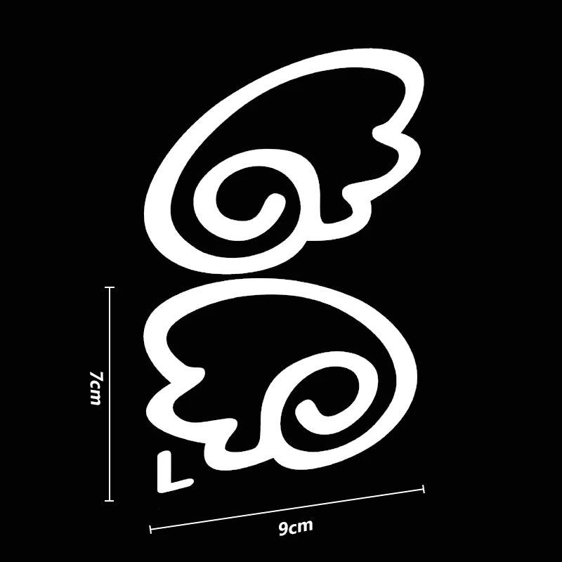 

BROSHOO Car Styling Waterproof Vinyl Decals Fashion Angel Wings Rearview Mirror Car Stickers Decoration Auto Accessories 1Pair