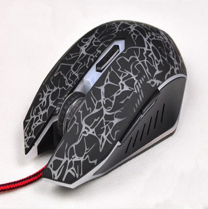 

Professional Colorful 4000DPI Backlight Optical Wired Gaming Mouse Mice