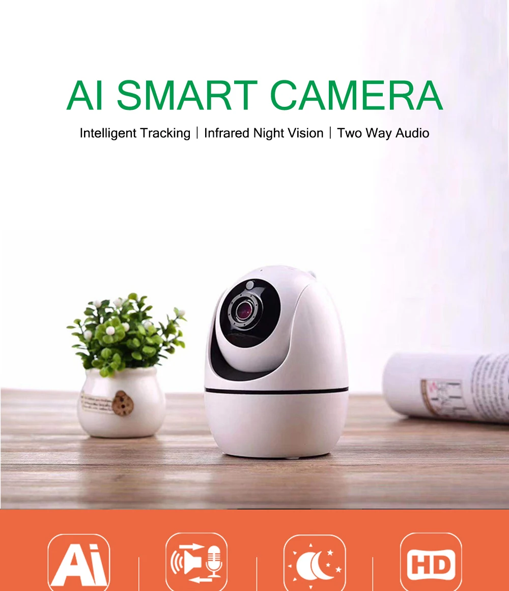 1080P Беспроводная 1920*1080 wifi ip-камера, интеллектуальная домашняя охранная камера видеонаблюдения, сетевая камера с wifi P6Spro