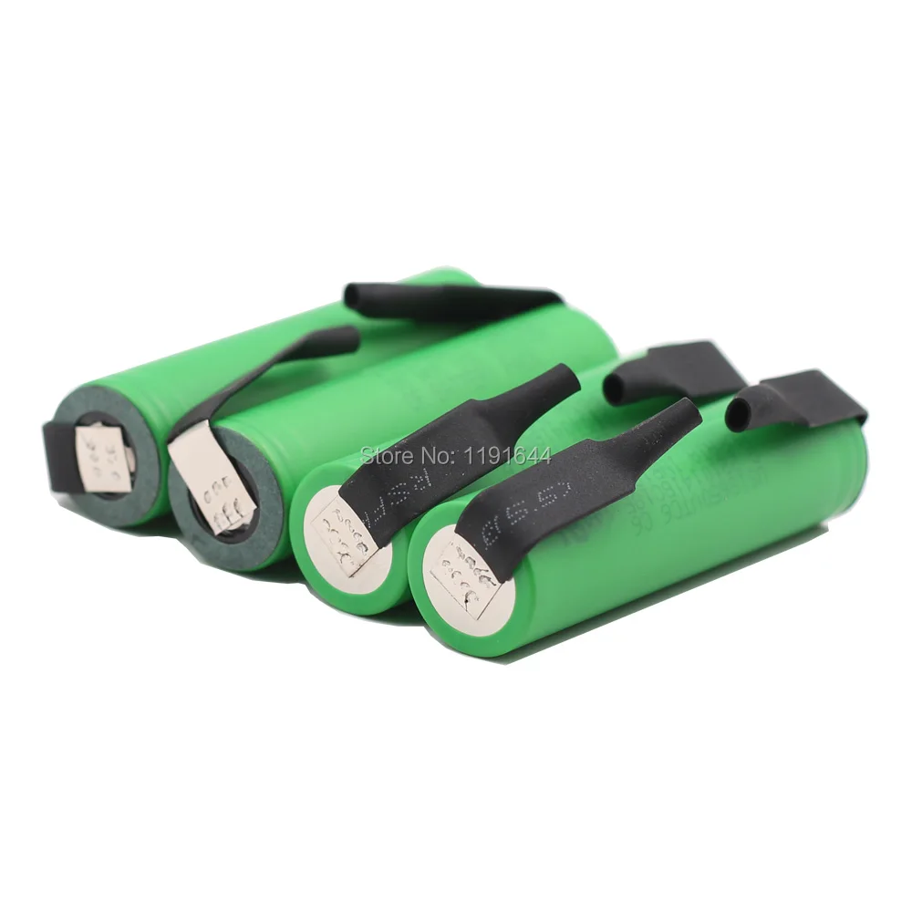 5 шт./лот с никелевой контактной пластиной 3,6 V US18650 VTC6 3000mAh 30A разрядный аккумулятор