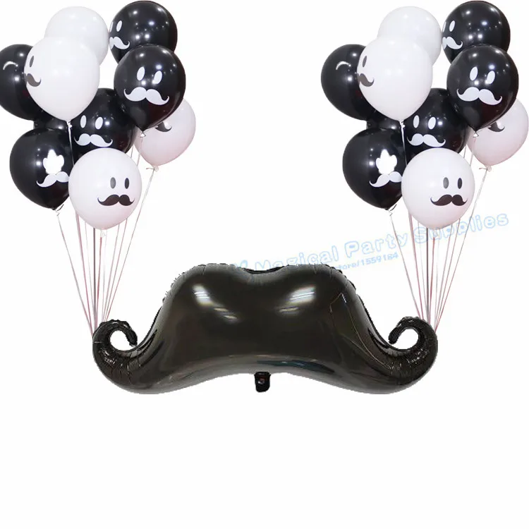 5 комплектов Детские шары в виде бороды | Дом и сад