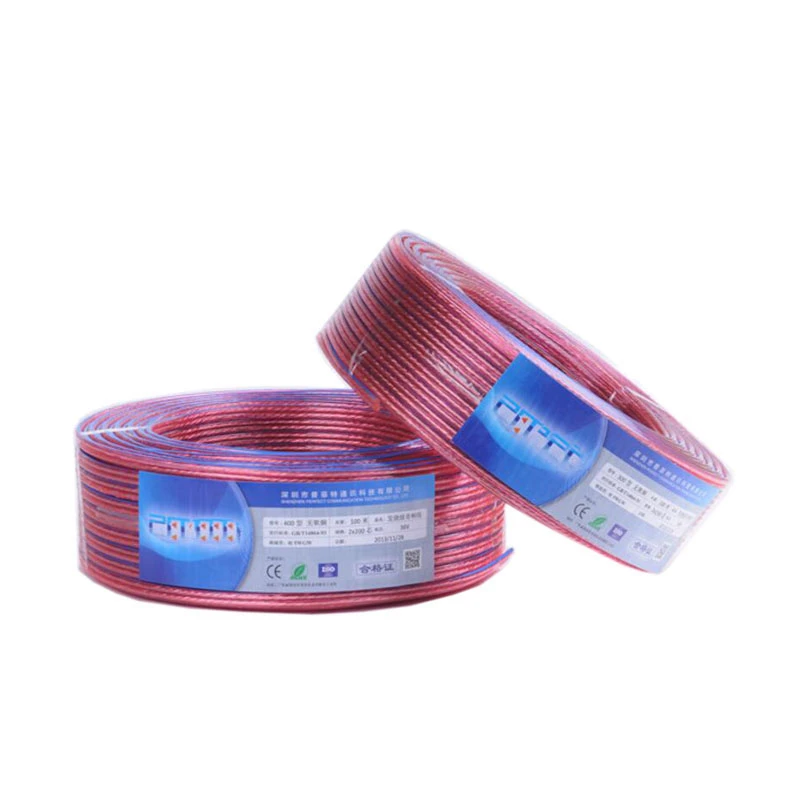 Прозрачный аудиокабель JINCHI металлическая нить 2 нити высококачественный провод