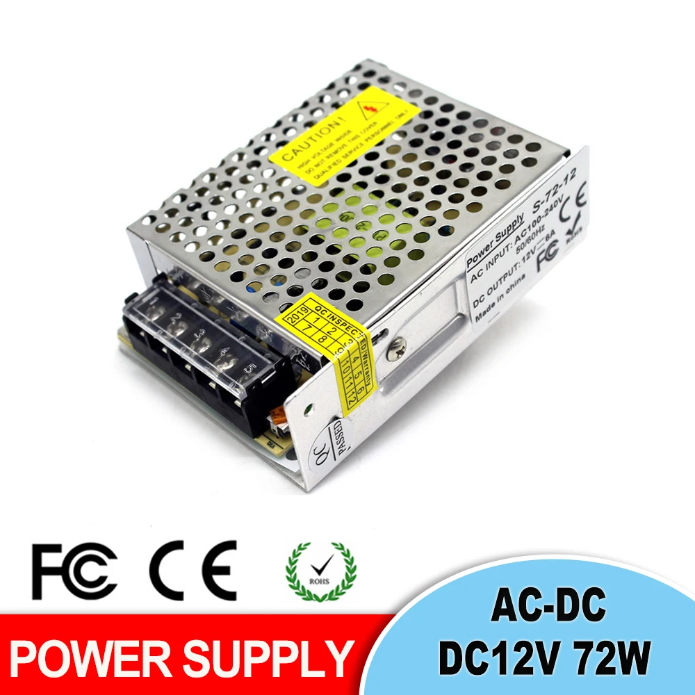 Источник питания для светильник щения трансформаторы освещения 12 В 15 18 24 25 Вт 36 48