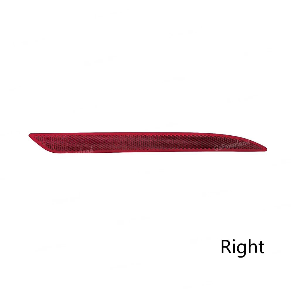 Пара задний левый и правый боковой отражатель бампера красный свет отделка