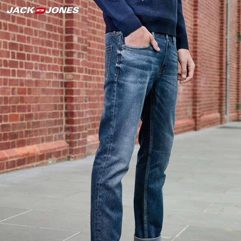 JackJones мужские эластичные хлопковые джинсы обычной посадки 219332592 | Мужская одежда