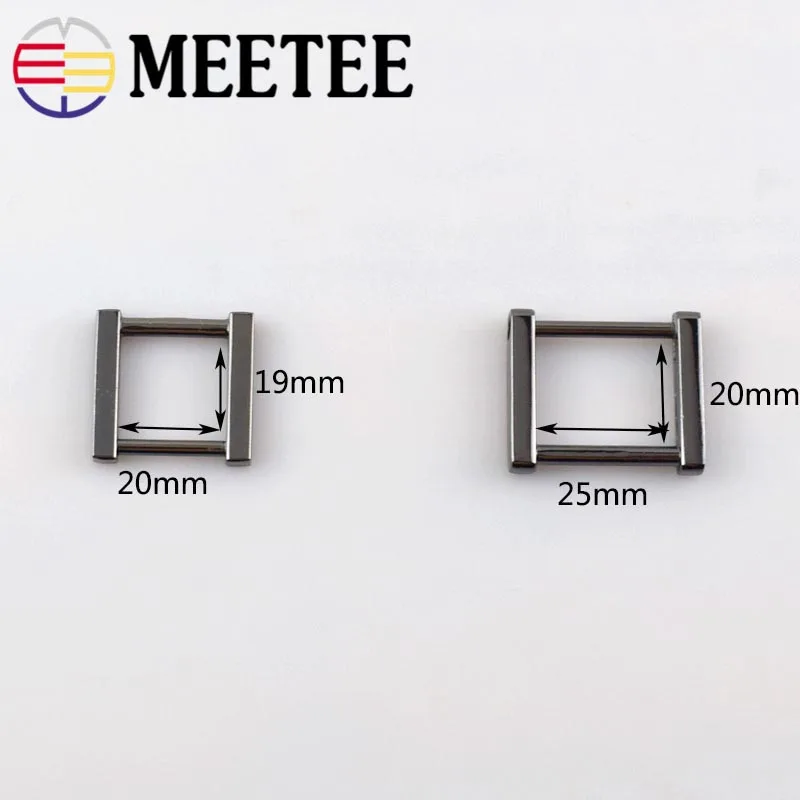 4/10 шт. Съемные квадратные металлические пряжки для сумки ремешок ручка застежка