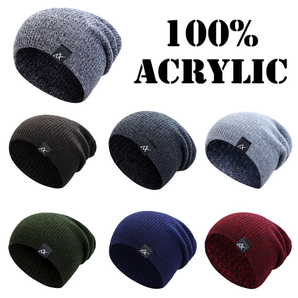 Шапка и Кепка из 100% натурального кашемира для женщин мужчин вязаная шапка