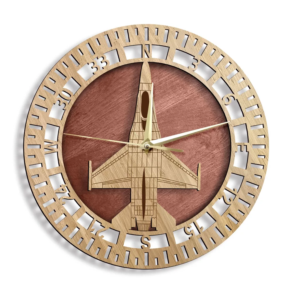 Настенные часы Сокол ручной работы в стиле милитари Декор для дома бесшумные