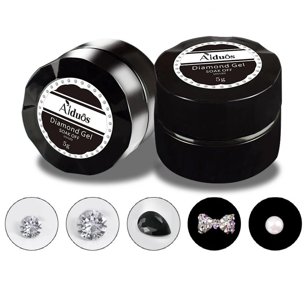 Новые УФ клейкие кристаллы алмазное Лечение ногтей 4 в 1 украшение для Стразы гель