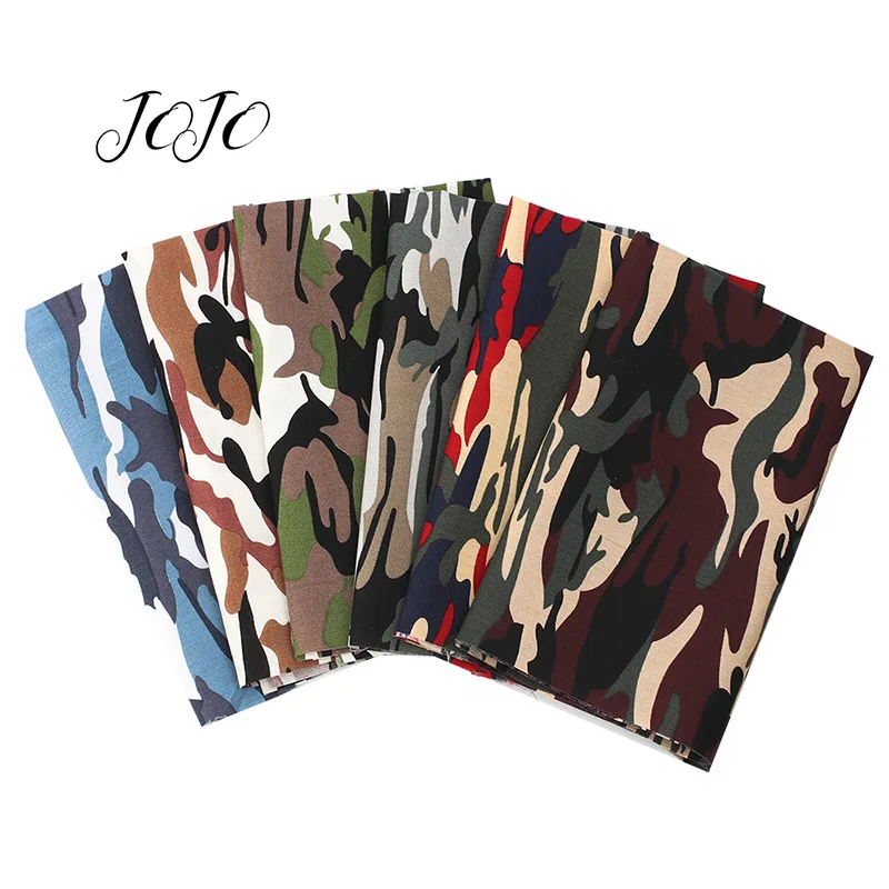 

JOJO BOWS 100% Cotton Printed Fabric For Sewing 40*50cm 1pc Cloth Sheets DIY Apparel Materials Handmade Craft Bag Home Textile