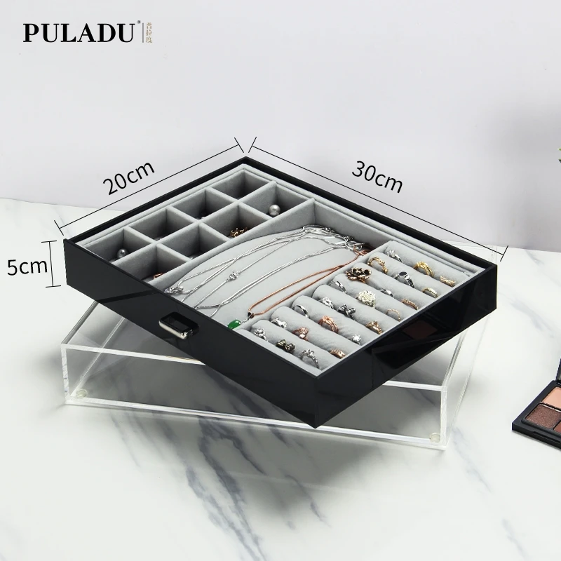 Туалетный столик косметическая коробка для хранения прозрачная ювелирных