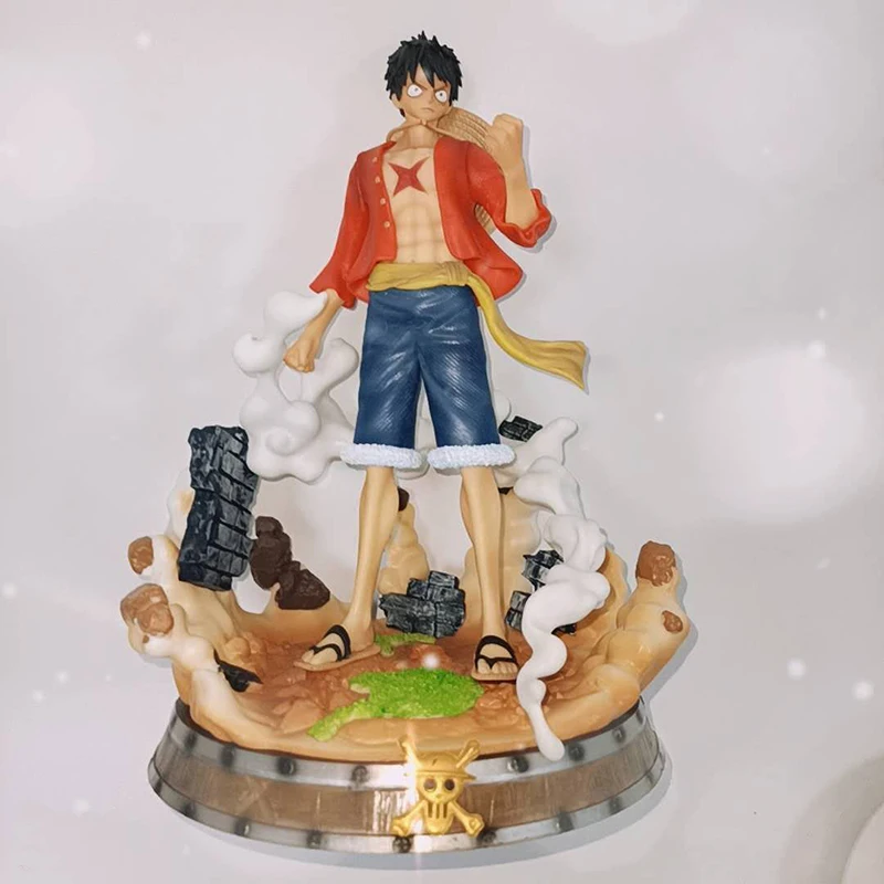 

25CM Japanese Anime Action Figure One Piece Monkey D Luffy PVC Collection Model Toys Doll Gifts For Children