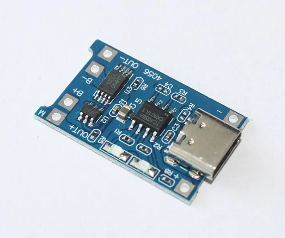 2в1 литиевая зарядка защита/защитная плата Combo Type C USB TP4056 1A 1S 5V 3 7 V 18650 Li Ion Lipo