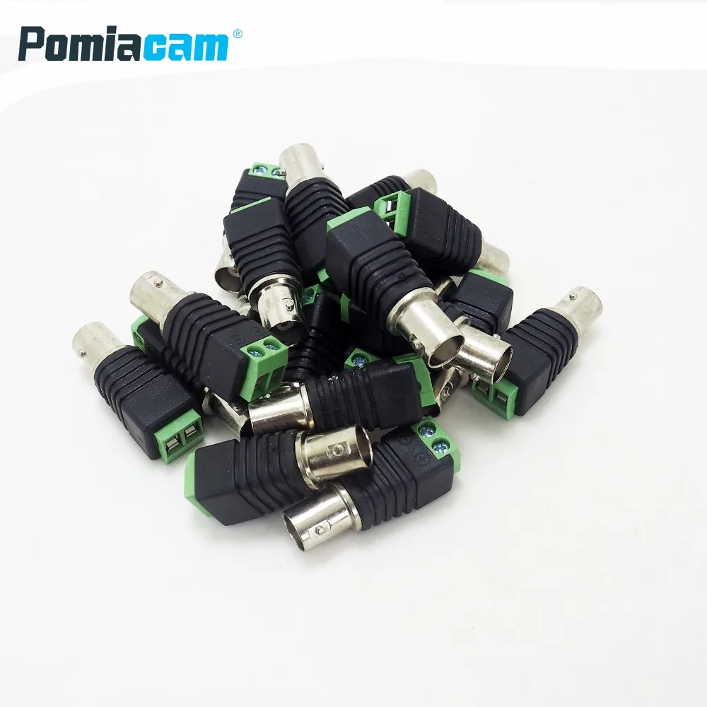 Mini Coax BNC разъем для камеры видеонаблюдения видеосъемки гнездовой CAT5 CAT6