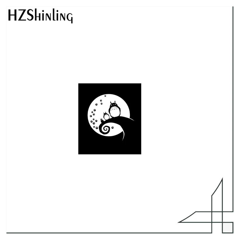 С изображением героя мультфильма Тоторо Аниме акриловый значок штыря отворотом