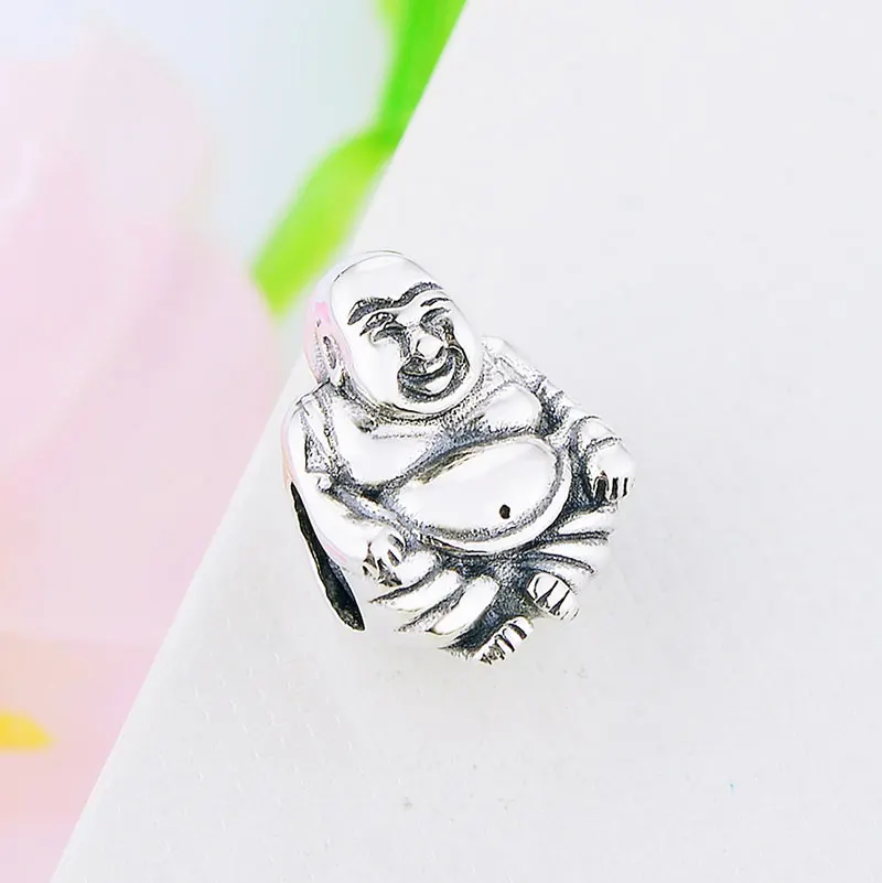 Новинка 2019 серебряные бусины 925 пробы Будды оригинальный браслет с подвеской