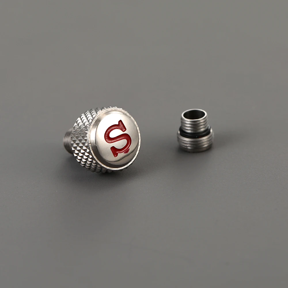 Mod Diy Knurled  Watch Crown Double Gasket For SKX007 SKX009 Engraved Signed 'S' Mod Fit nh35 nh36 6R15 Watch Movement