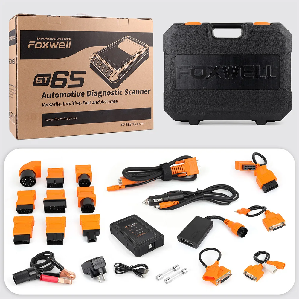 

FOXWELL GT65 Odb2 Car Diagnosis All System Ecu Coding Scanner For Auto Professional Automotive Diagnostic Tools