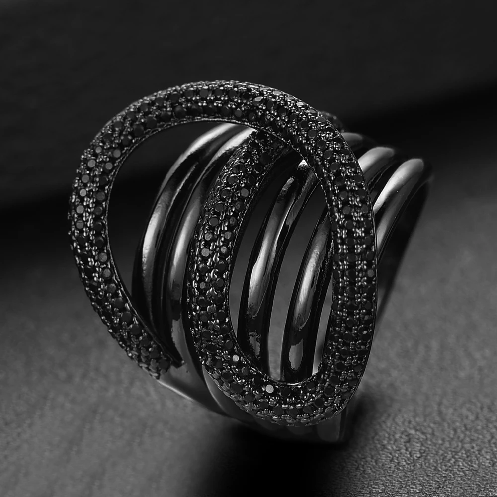 Женское кольцо SISCATHY onaco роскошное эффектное составное для помолвки свадебное в