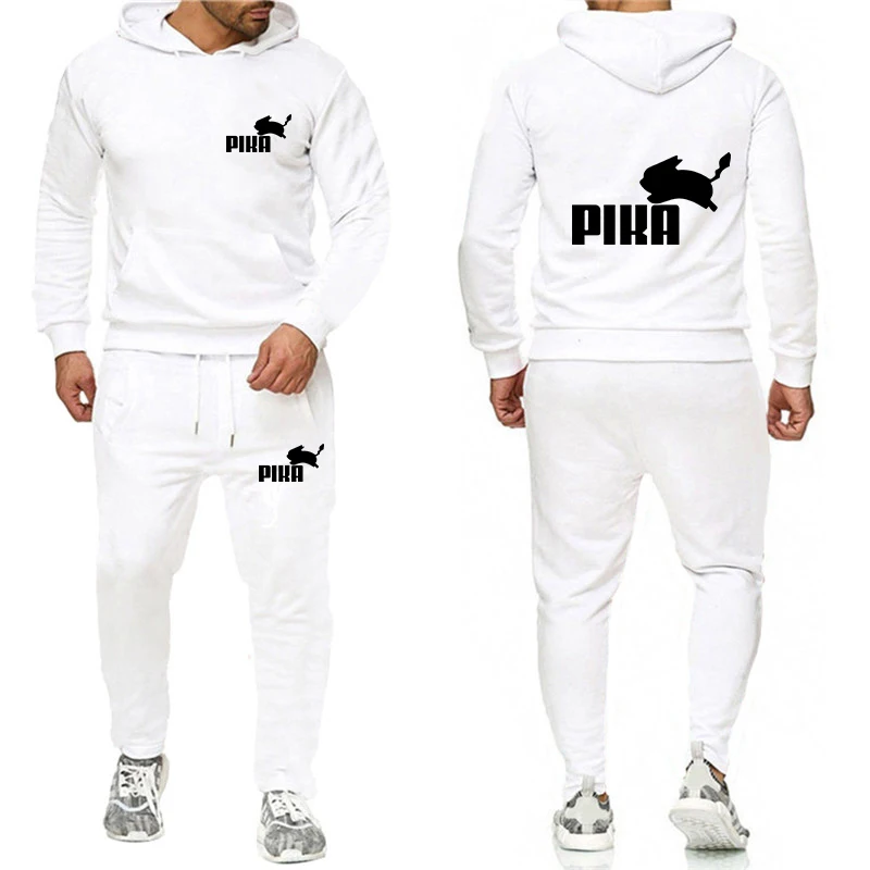 Новая модная брендовая толстовка спортивный костюм с принтом теплые мужские