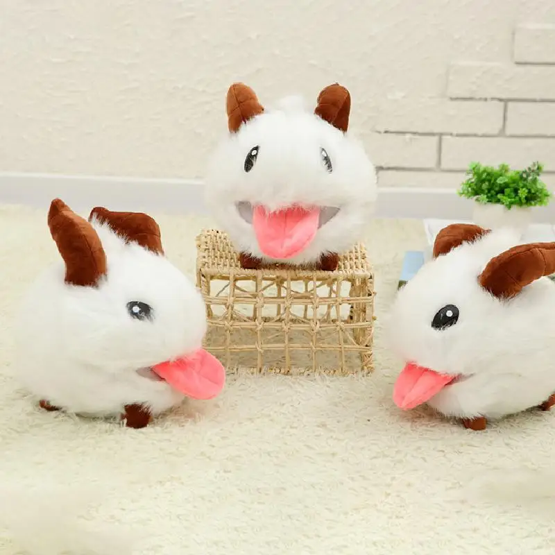 

Plush Stuffed Toy Kawaii Doll White Mouse Cartoon Baby Toy Tl0127 25/35/50cm Cute Game League Of Legends Pual Lol Limited Poro