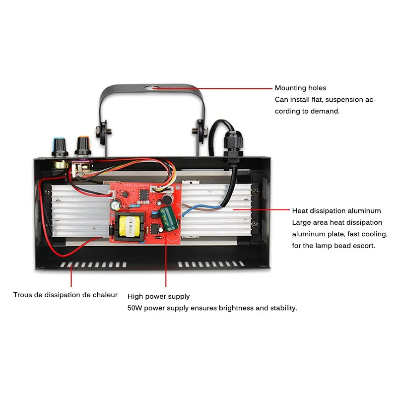 Светодиодный телохранитель мерцающий светильник высокого Мощность авто звук