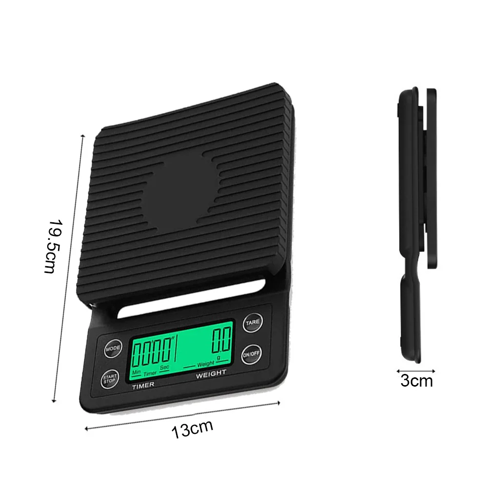 

2020 Digital Electronic Timing Coffee Scale for Cooking Baking weighing Scales High Precision Food Weighing Kitchen Tool