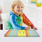 Игрушка-фиджет Big Pops, радужная шахматная доска, поппер с пузырьками, сенсорные игрушки, интерактивные игры для родителей и детей