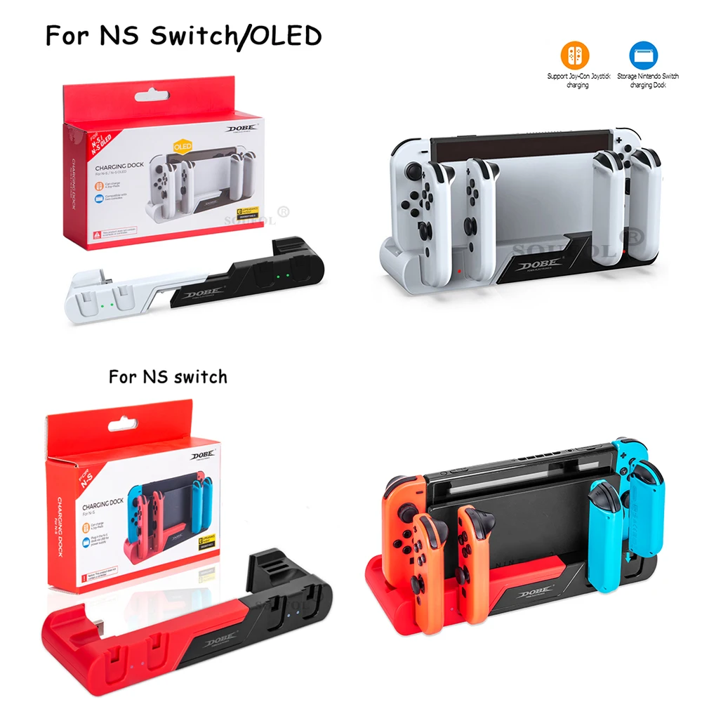 

Док-станция для быстрой зарядки Nintendo Switch / Switch Oled