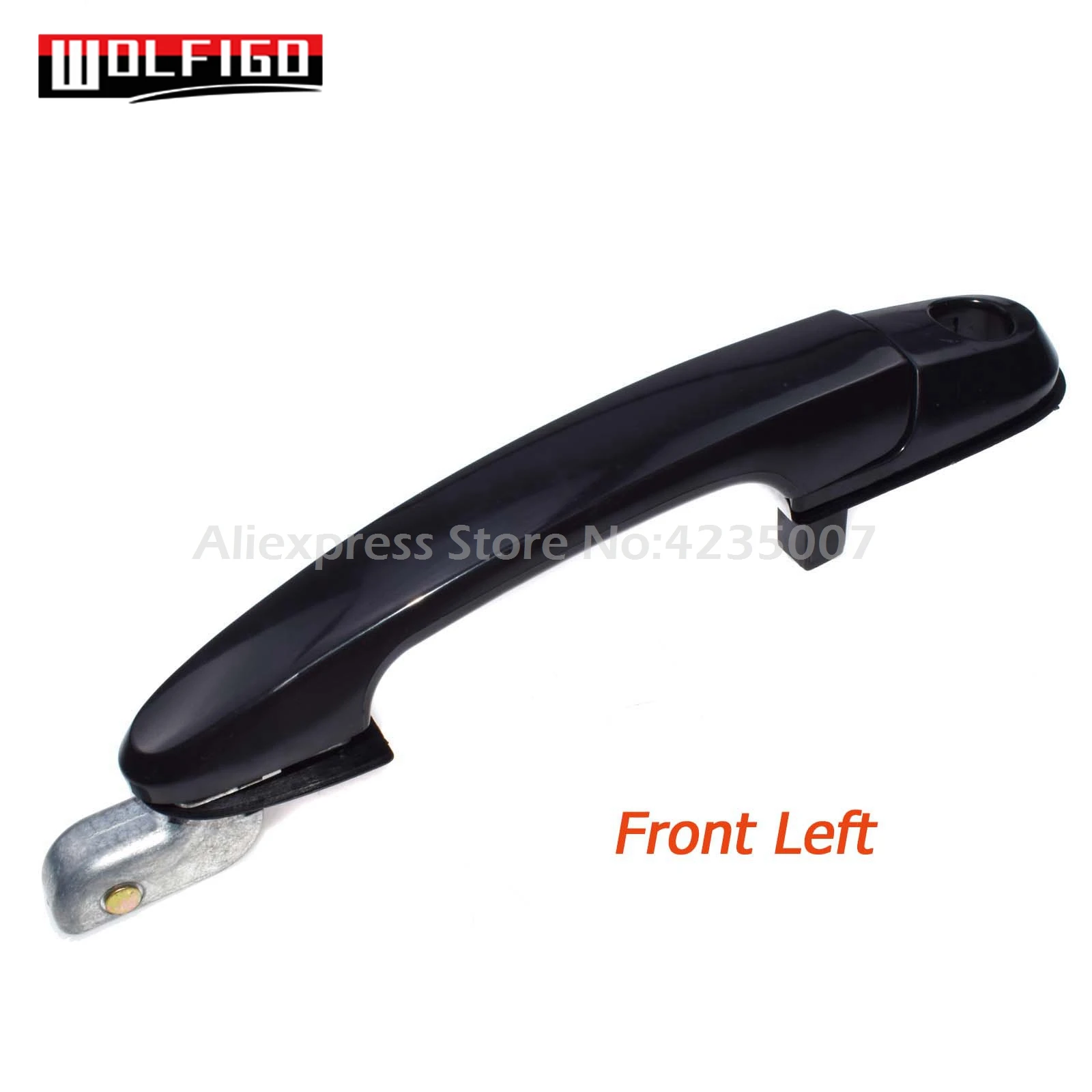 Front Left WOLFIGO новая грунтованная черная наружная дверная ручка для hyundai Tucson 2005 06 07 08 2009 82650-2E020-CA/82660-2E020-CA - Цвет: Front Left
