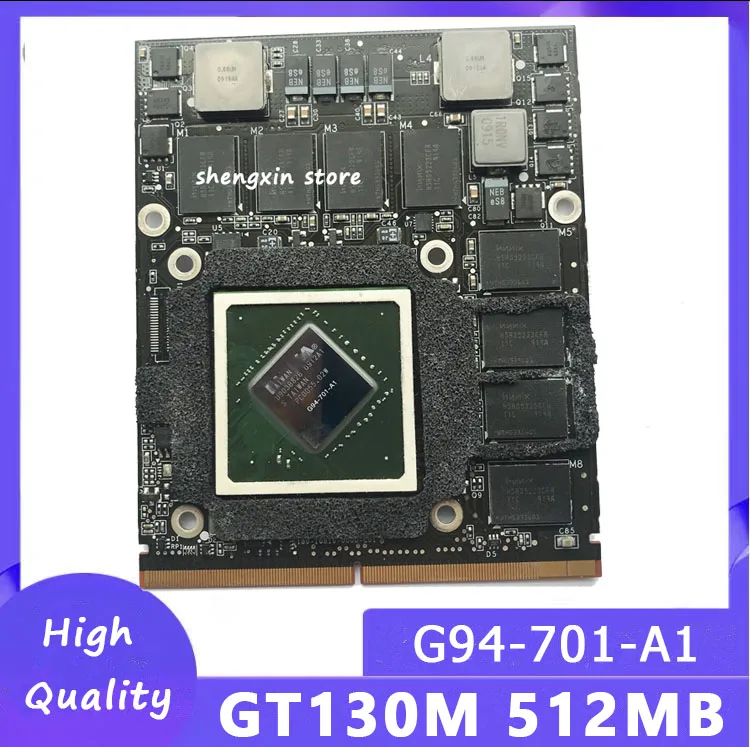 Оригинальная графическая карта GT130M GT 130M Φ VGA для ноутбука Apple iMac ранние 2009 24