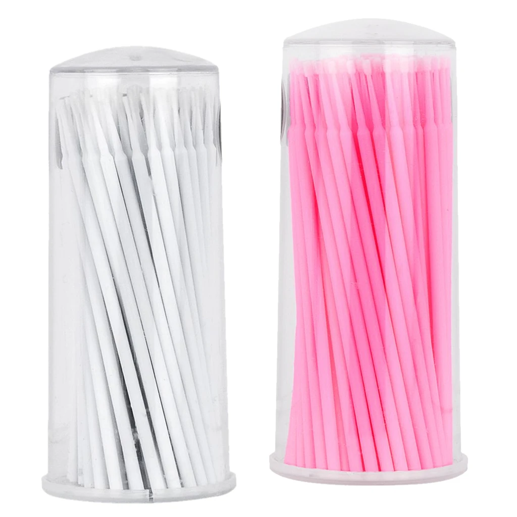 100 шт потребительских упаковок для микро-аппликатор щетки оптовая продажа ресниц