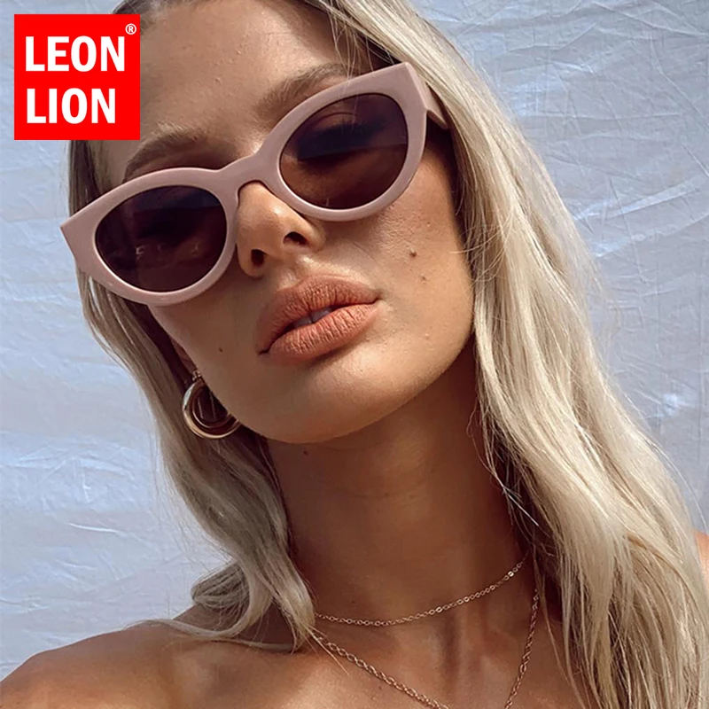 Солнечные очки LeonLion в винтажном стиле UV400 для мужчин и женщин небольшие