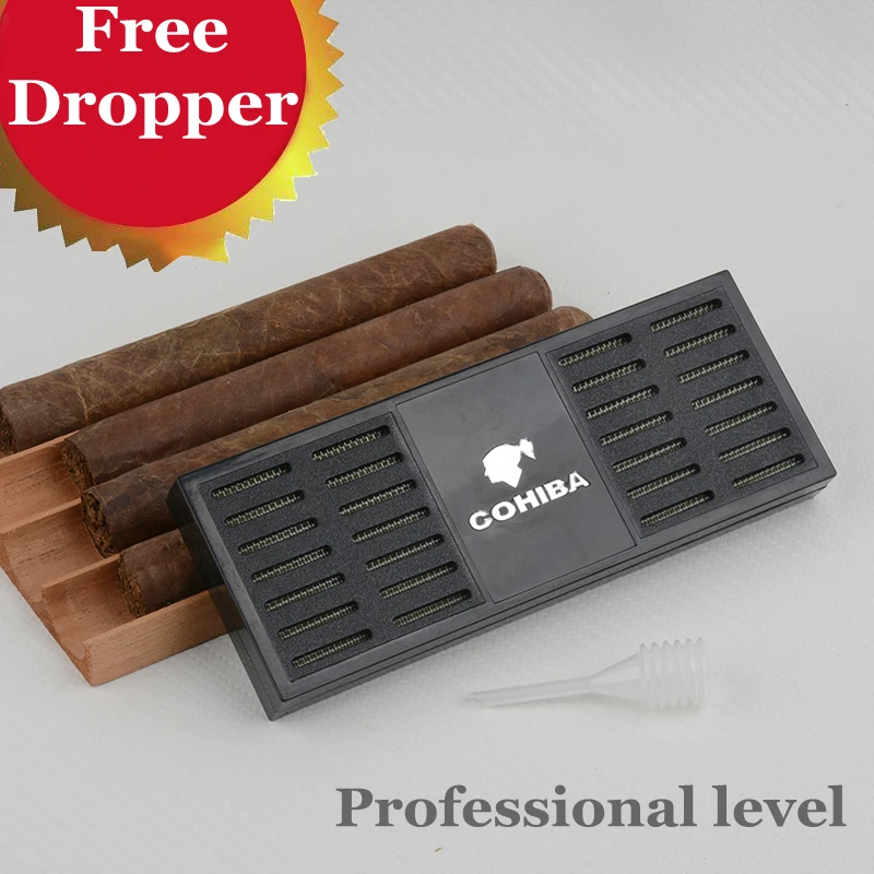 Кохиба увлажнитель сигар профессиональный аксессуар хумидора кубинских сигар для хранения в ящике из кедрового дерева.