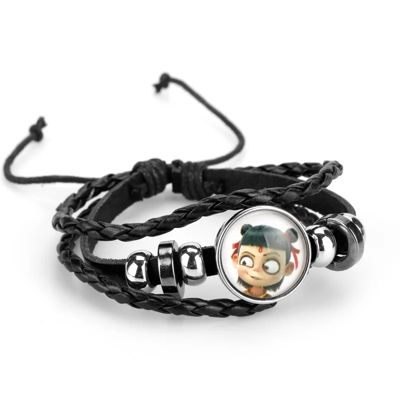 

Chinese style bracelet Nazha cartoon bracelet Time gemstone hand fashion woven multilayer bracelet