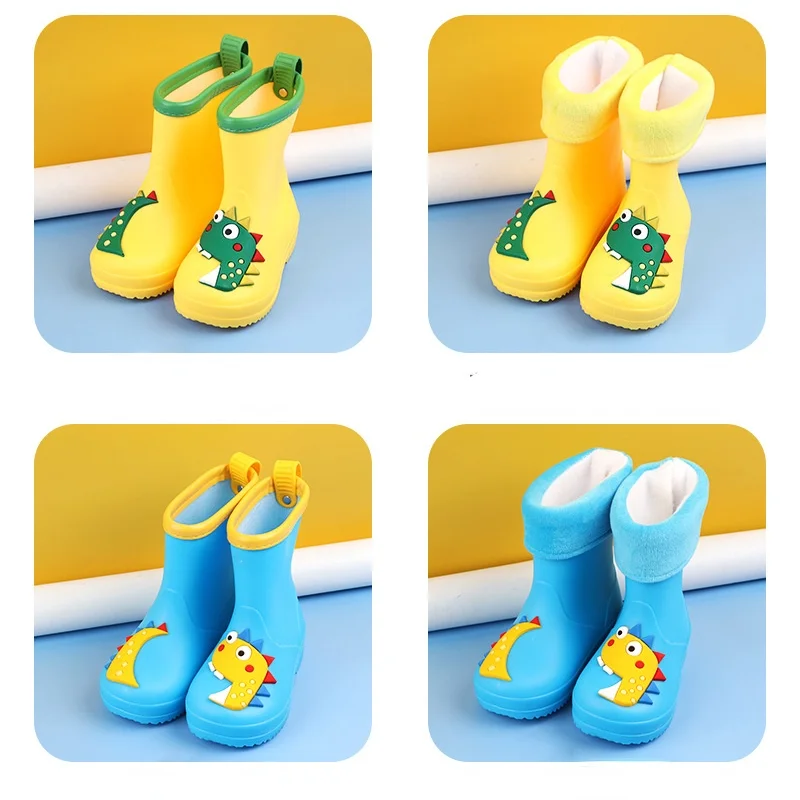 

Rainboots Toddler Girl Boy Classic Rain Boots Children's Shoes Kids Cartoon Rubber Boots Water Shoes Botas de agua niña niño