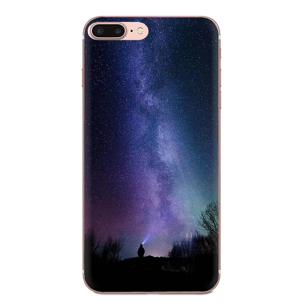 Soft Cell Phone Shell Starry Sky At Night For Huawei P7 P8 P9 P10 P20 P30 Lite Mini Plus Pro Y9 Prime P Smart Z 2018 2019 | Мобильные