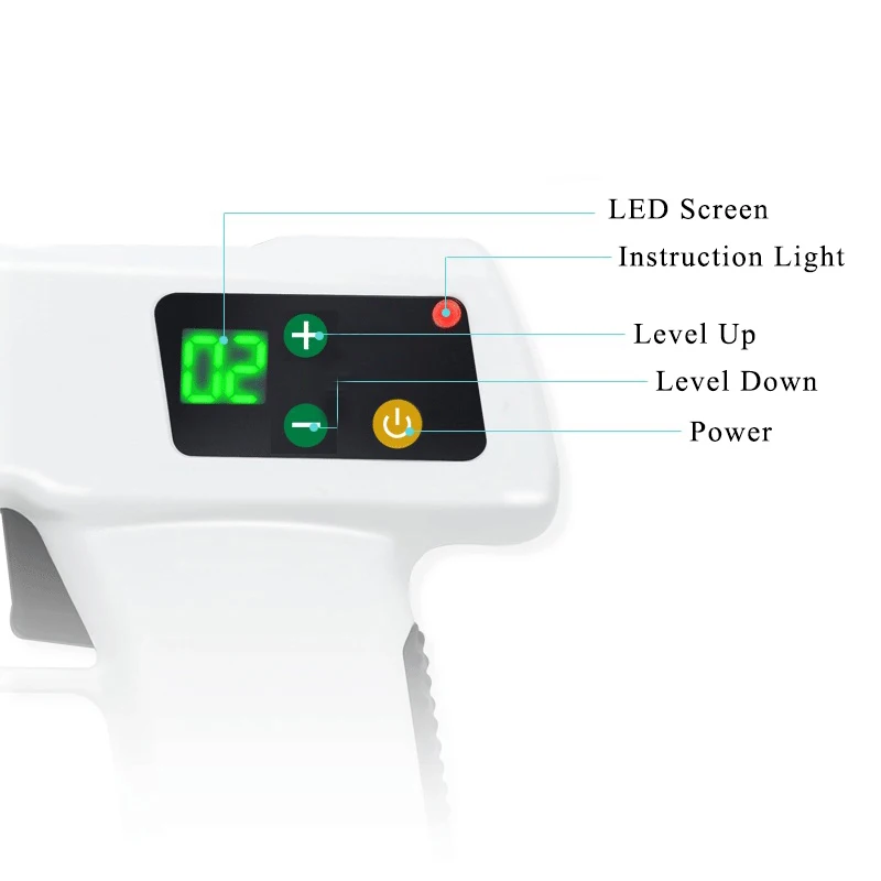 

10 Heads Adjustable Chiropractic Intensity Therapy Electric Correction Gun Activator Cervical Massager Tools