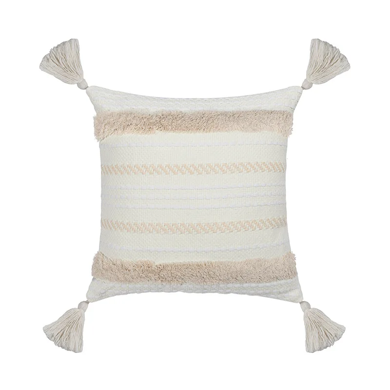 

Boho Pillow Case Throw Pillow Covers Decorative 45x45 Luxury Home Decoration Tufted Weave Cushion Cover for Sofa Pillowcase