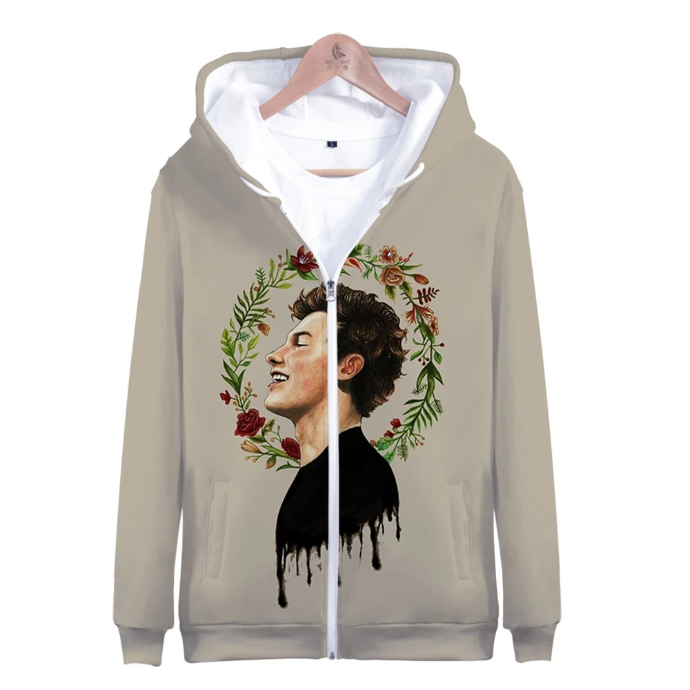 

Толстовки Shawn Mendes 3D на молнии для мужчин/женщин/модные пуловеры с принтом Shawn Mendes Harajuku 3D толстовка на молнии повседневные свитшоты